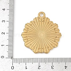Cabochon-Fassungen für Anhänger aus Edelstahl 304 STAS-D366-10G