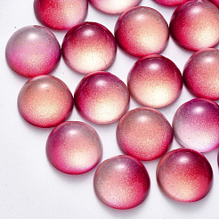 Transparent Spitzlackieren Glas Cabochons GLAA-S190-013C-F02