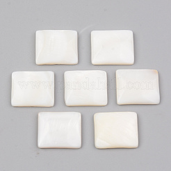 Natürliche Süßwasser Muschel Cabochons SHEL-R049-019