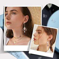 100 Stück 5 Stile Kunststoff-Ohrclips KY-AR0001-31