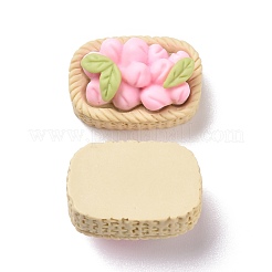Deko-Cabochons aus undurchsichtigem Harz mit Herbstmotiv RESI-G029-B