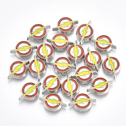 Legierung Schmelz Cabochons PALLOY-T054-81