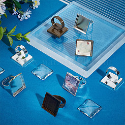 DIY-Sets zur Herstellung von Rohlingen für Fingerringe DIY-UN0005-74