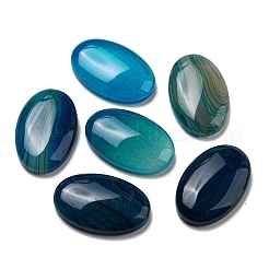 Natürliche gestreifte Achat-Cabochons G-B050-03