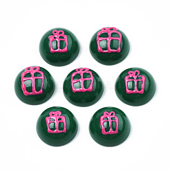 Undurchsichtige Harz-Email-Cabochons CRES-N031-020