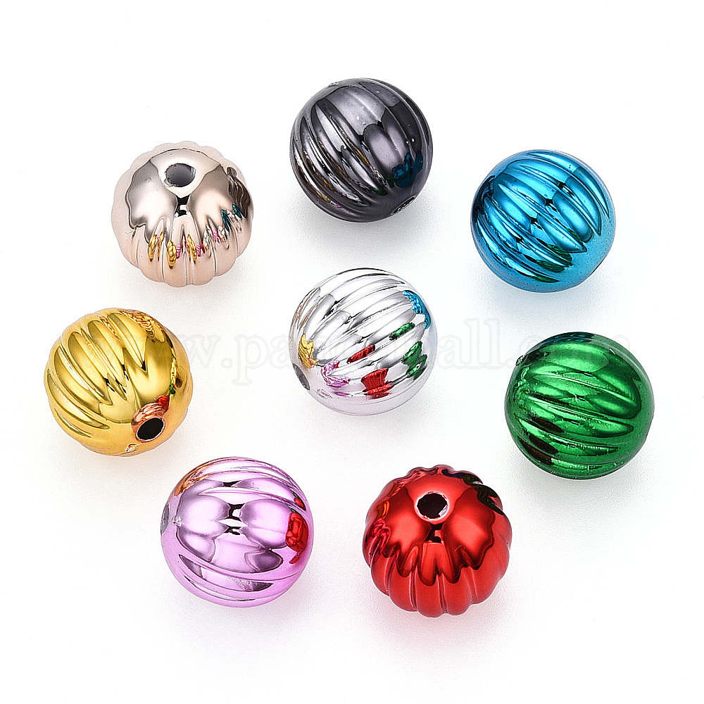 Wholesale UV Plating Acrylic Beads Pandahall