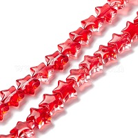 Прозрачный стеклянный бисер нить&nbsp;GLAA-K057-01D