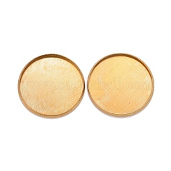 Messing Fassungen für Cabochon KK-P001-88C