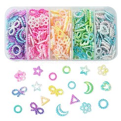 30 g 5-Farben-Sprühfarbe ABS-Kunststoff-Cabochons KY-YW0001-39