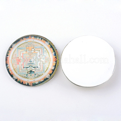 Glas cabochons X-GGLA-L015-12mm-17