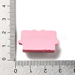 Deko-Cabochons aus undurchsichtigem Harz mit Katzenmotiv CRES-B020-02A