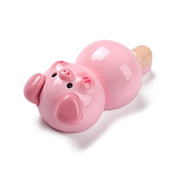 Undurchsichtige Decoden-Cabochons aus süßem Schweinchen-Lebensmittelimitat CRES-M016-01I