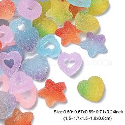 50 Stück 10 Arten Harz Cabochons CRES-YW0001-26