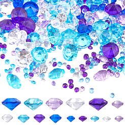 15 Stil transparente Acryl-Strass-Cabochons MACR-SC0001-39