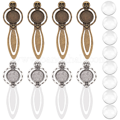DIY Blanko Dome Sull Lesezeichen-Set DIY-SC0021-04