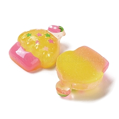 Durchscheinende Decoden-Cabochons aus Harz CRES-D018-03A