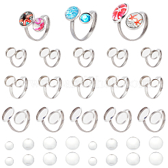 DIY Rohling-Set zur Herstellung von Manschettenringen DIY-PH0017-83