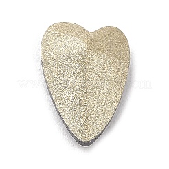 Spitze zurück & zurück plated Glas Strass Cabochons GLAA-B012-75