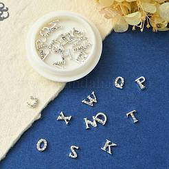 26 Buchstabe Legierung Cabochons MRMJ-R129-97D
