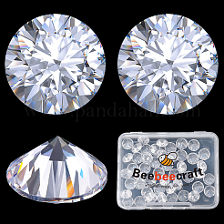 50 Stück Zirkonia-Cabochons ZIRC-BBC0002-37