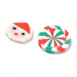 Weihnachten Thema handgemachte Fimo Cabochons CLAY-Q004-19A