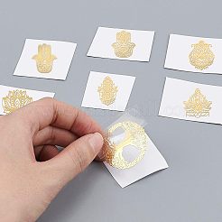 9 Stück 9 Stile benutzerdefinierte Cabochons aus Kohlenstoffstahl DIY-OC0008-52