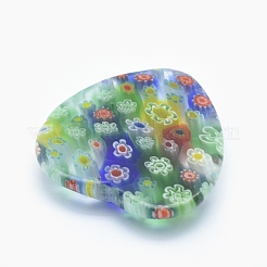 Handgefertigte Millefiori Glas Cabochons LAMP-O016-21