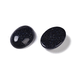 Synthetischen blau Aventurin cabochons G-B080-01A-30
