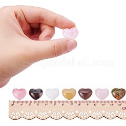 18 Arten natürliche / synthetische Edelstein Cabochons G-PH0029-03