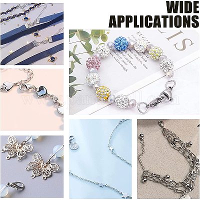 Wholesale UNICRAFTALE 40 Sets 2 Colors Jewelry Making Kits 40Pcs 304