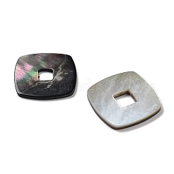 Natürliche schwarze Lippe Shell Cabochons SSHEL-D084-03A