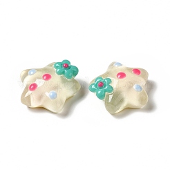 Durchscheinende Harz-Cabochons RESI-E034-01A