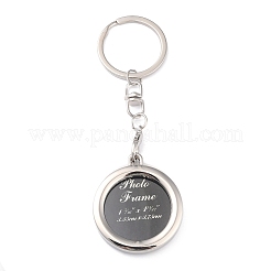 Zinklegierung Keychain Cabochon Fassungen KEYC-B040-01P