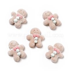 Weihnachtliche Cabochons aus undurchsichtigem Harz RESI-G042-A01