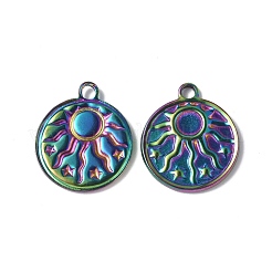 Ionenplattierung (IP) 304 Edelstahl Anhänger Cabochon-Einstellungen STAS-G278-01MC