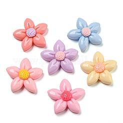 Undurchsichtige Decoden-Cabochons aus Harz RESI-C046-03