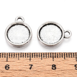 Tibetischer Stil Legierung Anhänger Fassungen PALLOY-N178-02AS