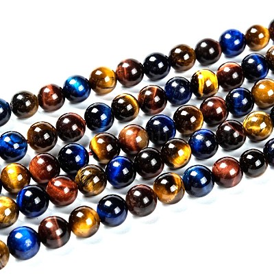 Wholesale Natural Tiger Eye Beads Strands Pandahall