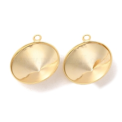 Ionenplattierung (IP) 304 Edelstahl Anhänger spitze Rückseite Strass-Einstellungen STAS-U025-05D-G