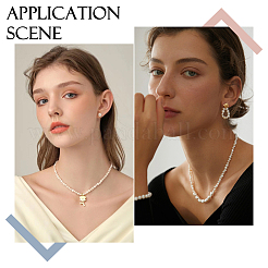 1 нить натурального жемчуга Кеши&nbsp;PEAR-HS0001-26B