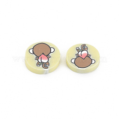 Handgemachter Ton-Cabochon CLAY-N006-98