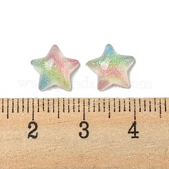 Leuchtende transparente Decoden-Cabochons aus Harz RESI-D013-13
