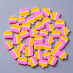 Handgemachter Ton-Cabochon CLAY-N006-B-05