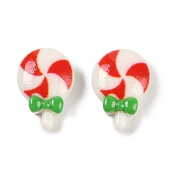 Weihnachtsmotiv opake Decoden-Cabochons aus Kunstharz CRES-M036-03L