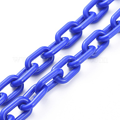 Персонализированные ожерелья-цепочки из абс-пластика&nbsp;NJEW-JN02849-06