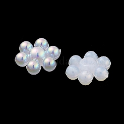 Schneeflocke Regenbogen schillernde Beschichtung Acryl Cabochons PACR-B003-04
