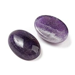 Oval natürlichen Amethyst Cabochon G-A136-C05-13x18mm-02