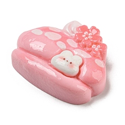 Frühling Kirschblüten Thema opake Harz Pudding Decoden Cabochons RESI-E055-02I