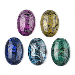 Natürliche Kräusel-Jaspis-Cabochons G-C028-04B