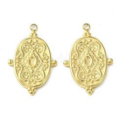 Cabochon-Fassungen für Anhänger aus Edelstahl 304 STAS-L269-065G